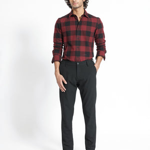 Rare Rabbit Men's Byre Multi Full Sleeves Checks Shirt