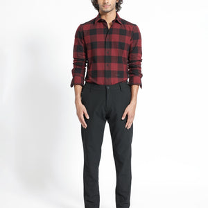 Rare Rabbit Men's Byre Multi Full Sleeves Checks Shirt