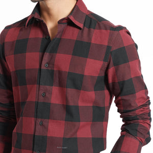 Rare Rabbit Men's Byre Multi Full Sleeves Checks Shirt