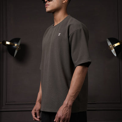 Waffle T Shirt - Tate Olive