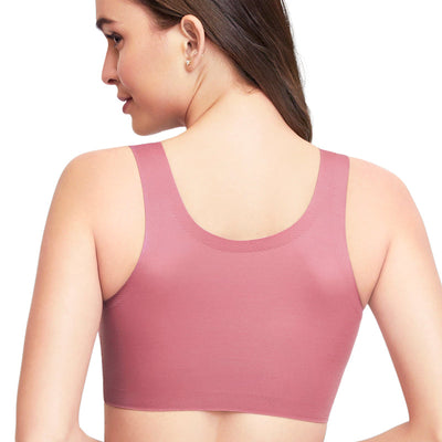 Skins V-Neck Bra - Mellow Mauve