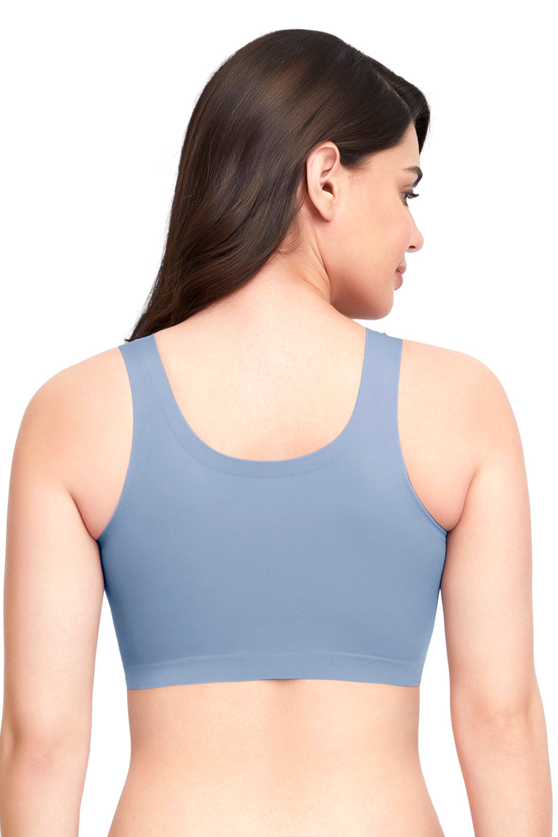 Skins Support Scoop Neck Bra - Tempest