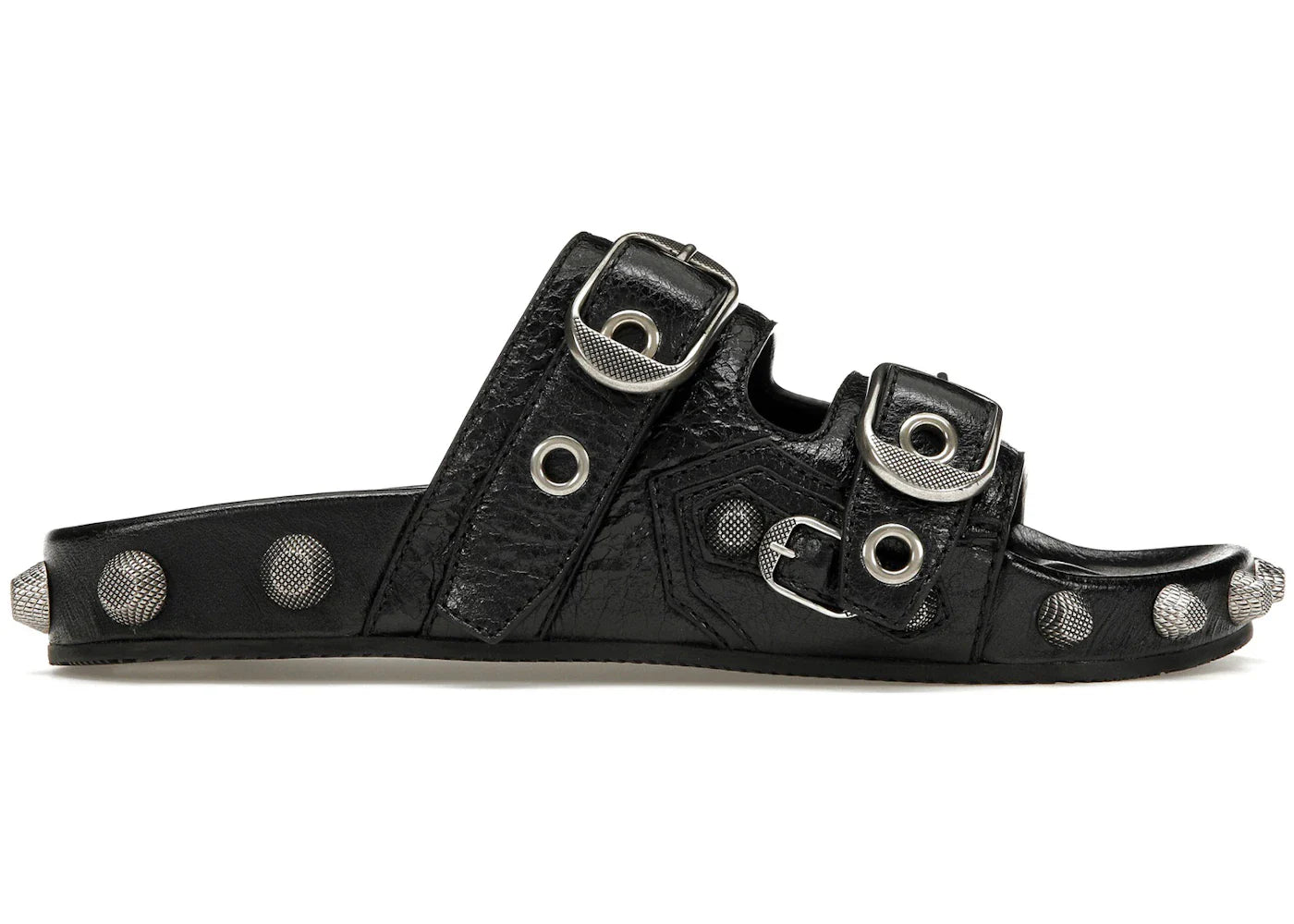 Balenciaga Cagole Sandals Black
