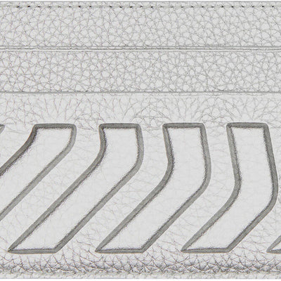 Balenciaga Car Card Holder Metallized Silver
