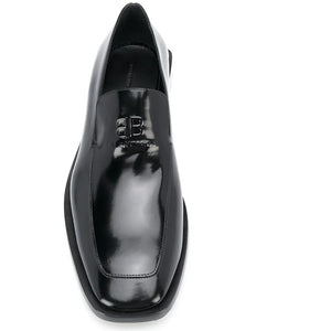 Balenciaga Coin Rim 20Mm Loafers Black Leather