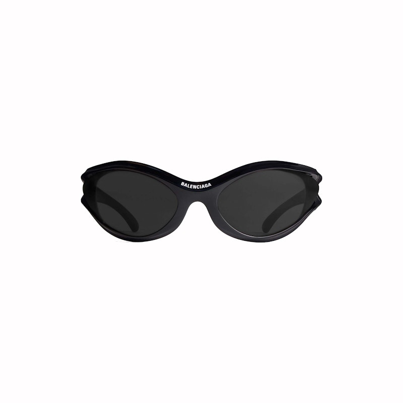 Balenciaga Dynamo Round Sunglasses Black