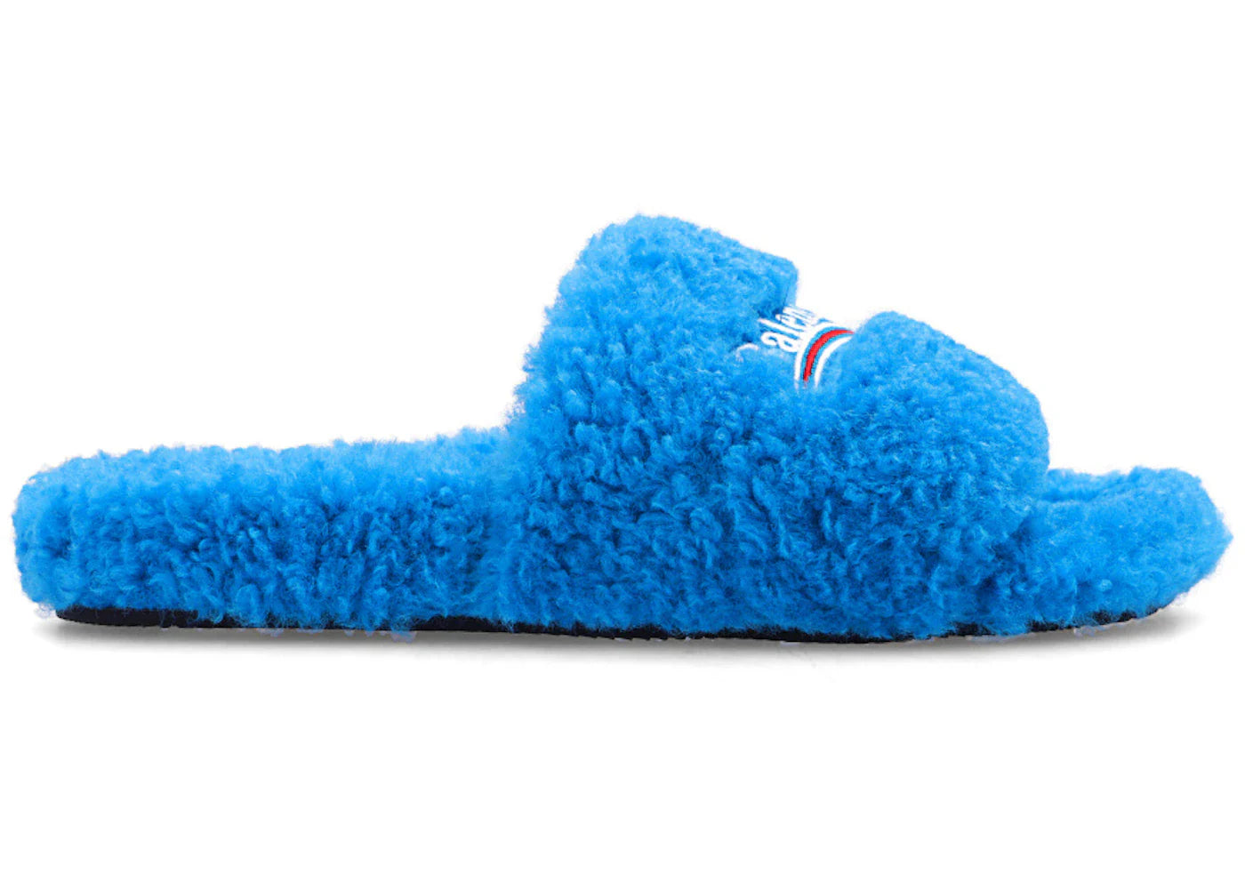 Balenciaga Furry Slide Blue (Women'S)