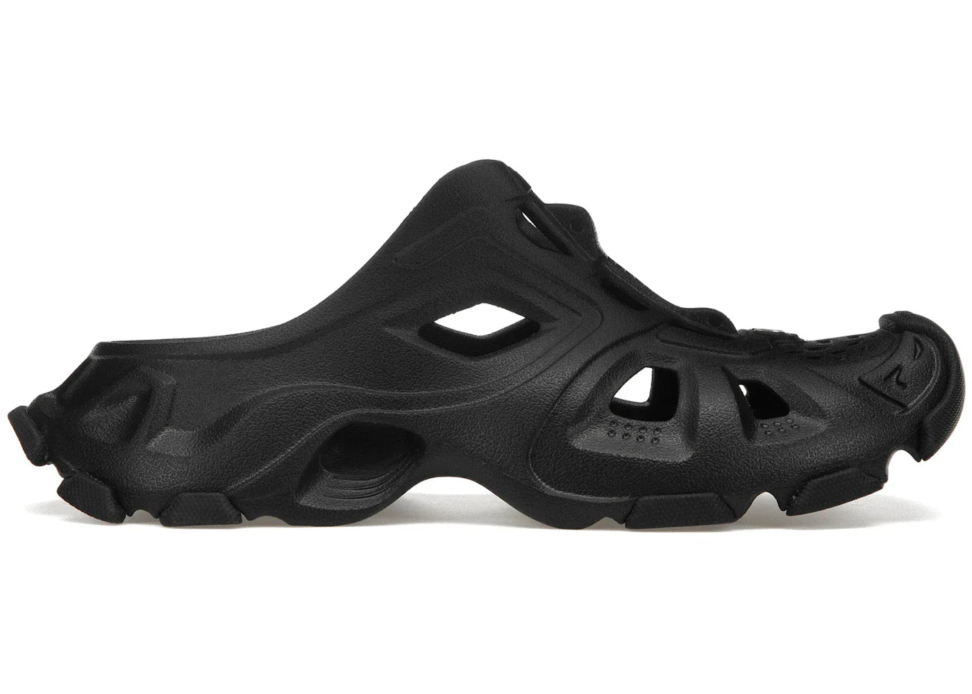 Balenciaga Hd Mule Black Rubber