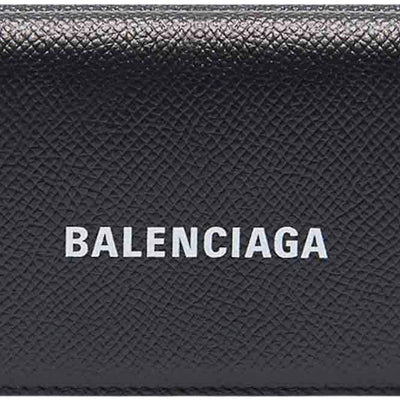 Balenciaga Men'S Cash Wallet Mini Black/White