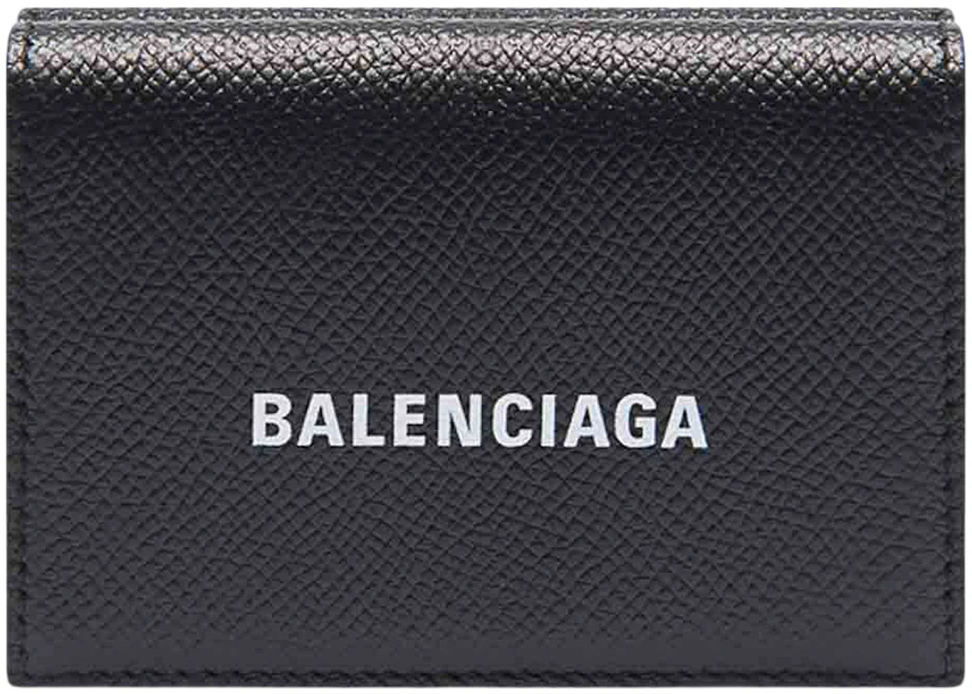 Balenciaga Men'S Cash Wallet Mini Black/White
