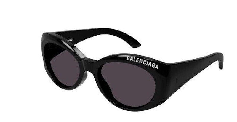 Balenciaga Oval Sunglasses Black/Grey