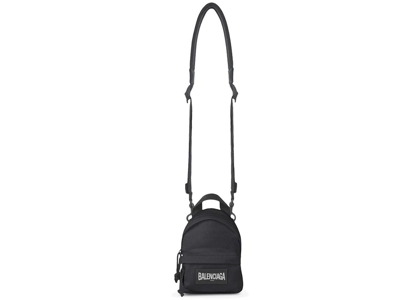 Balenciaga Oversized Crossbody Backpack Mini Black