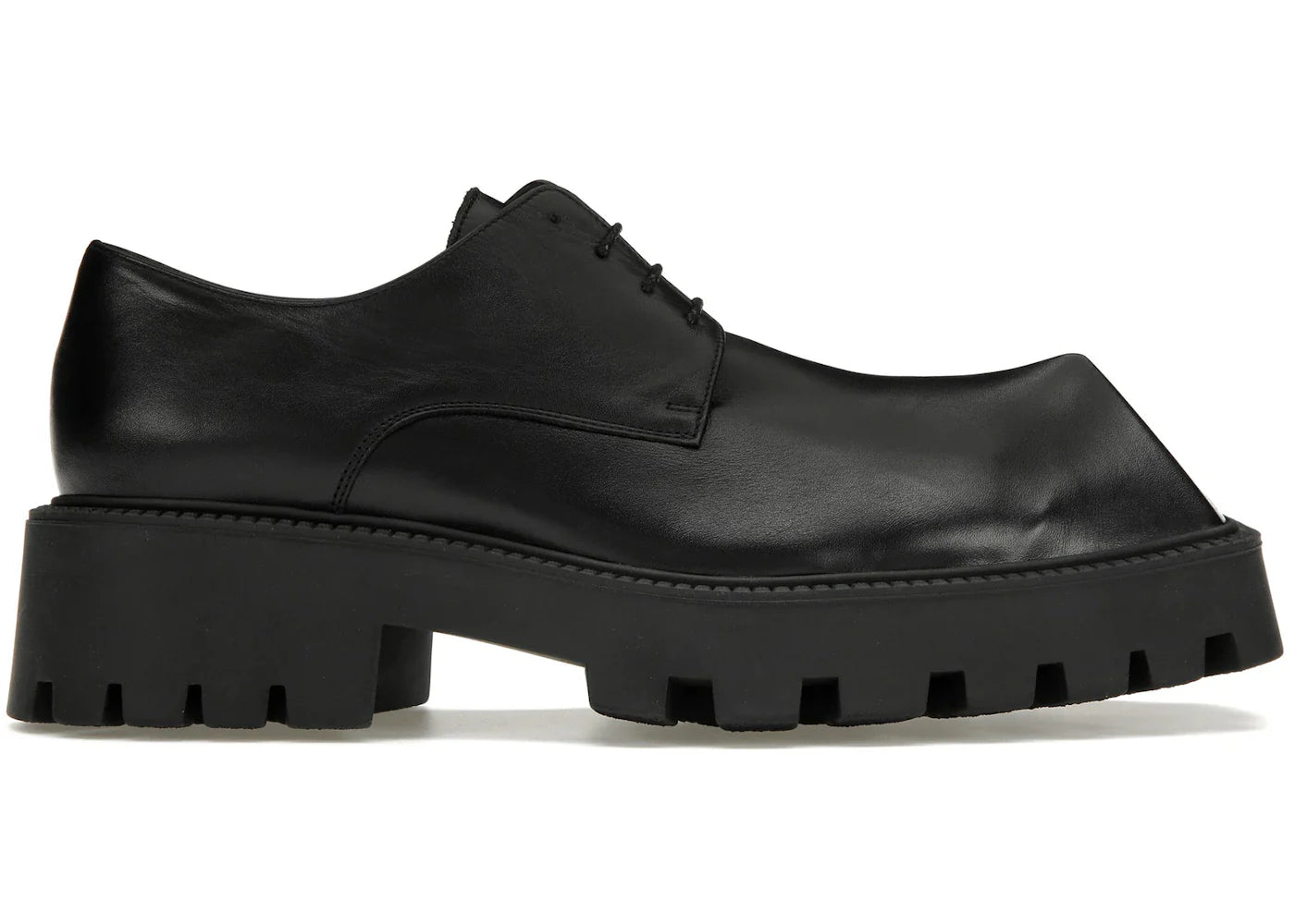 Balenciaga Rhino 25Mm Derby Black Calfskin