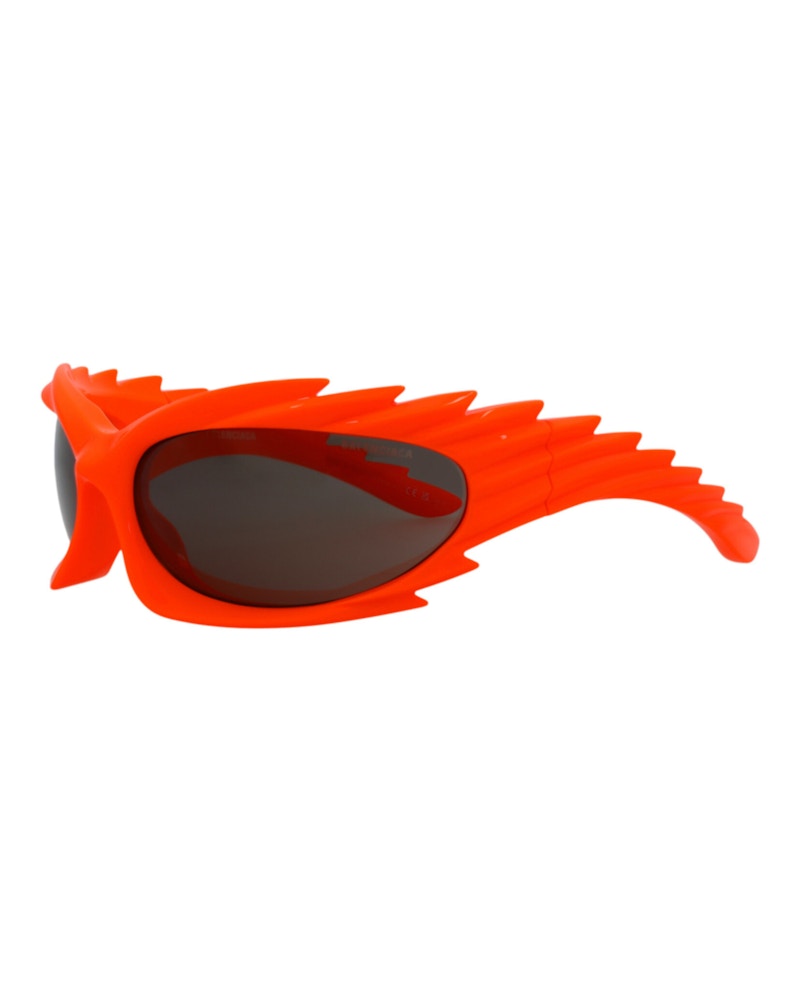 Balenciaga Shield Sunglasses Orange/Orange/Grey