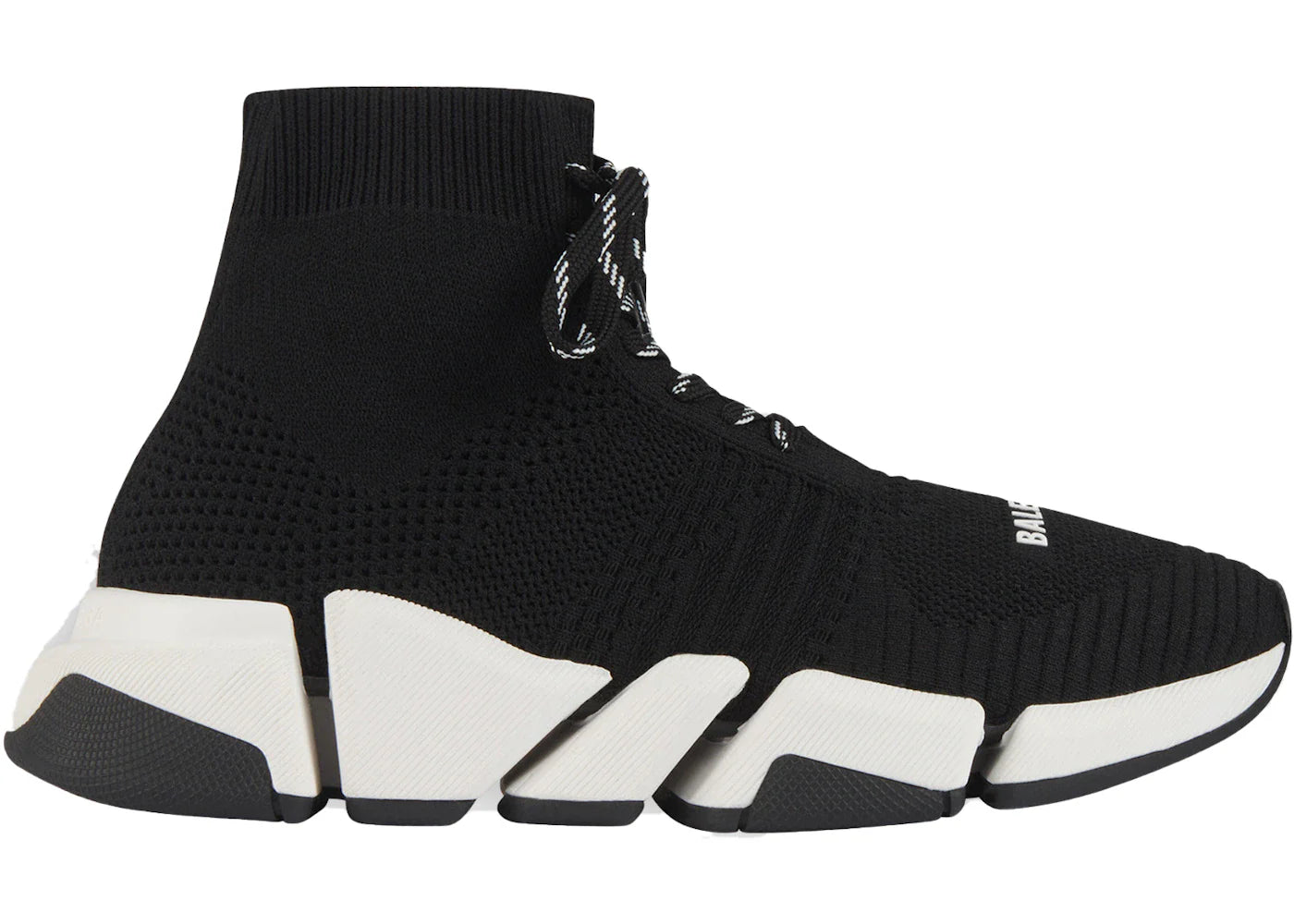 Balenciaga Speed 2.0 Lace Up Black White (Women'S)