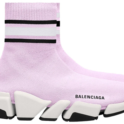Balenciaga Speed 2.0 Stripped Pink (Women'S)