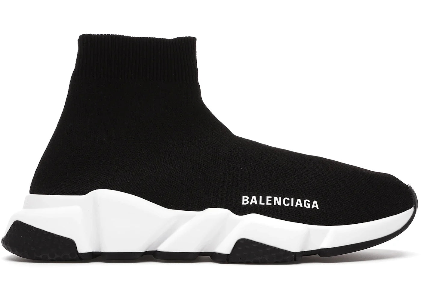 Balenciaga Speed Sneaker Black White Sole (Women'S)