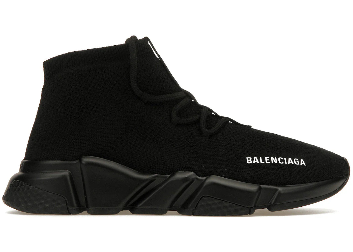 Balenciaga Speed Trainer Lace Up Black