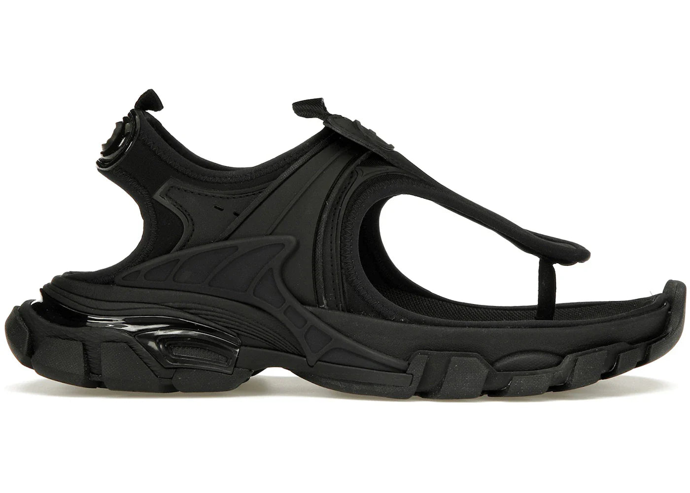 Balenciaga Track Thong Sandal Black (Women'S)