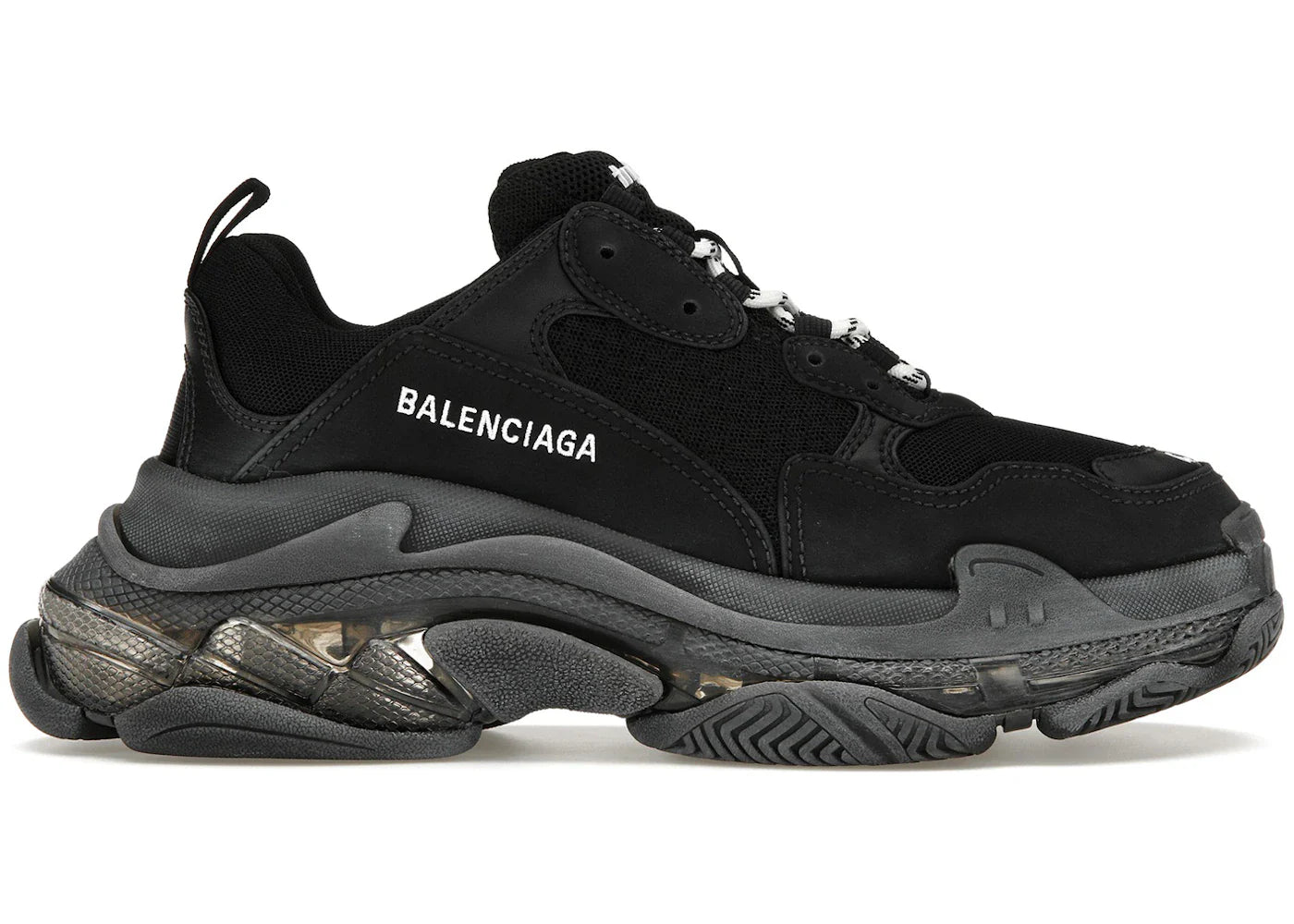 Balenciaga Triple S Black Clear Sole (Women'S)