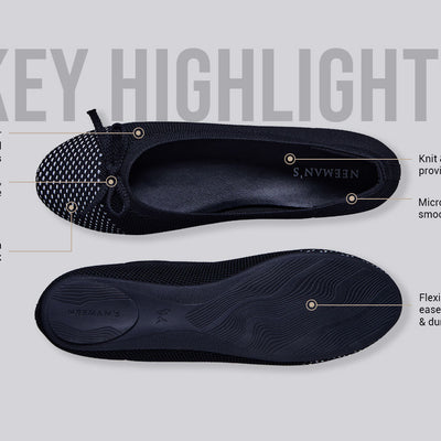 Ballet Flats For Women : Black