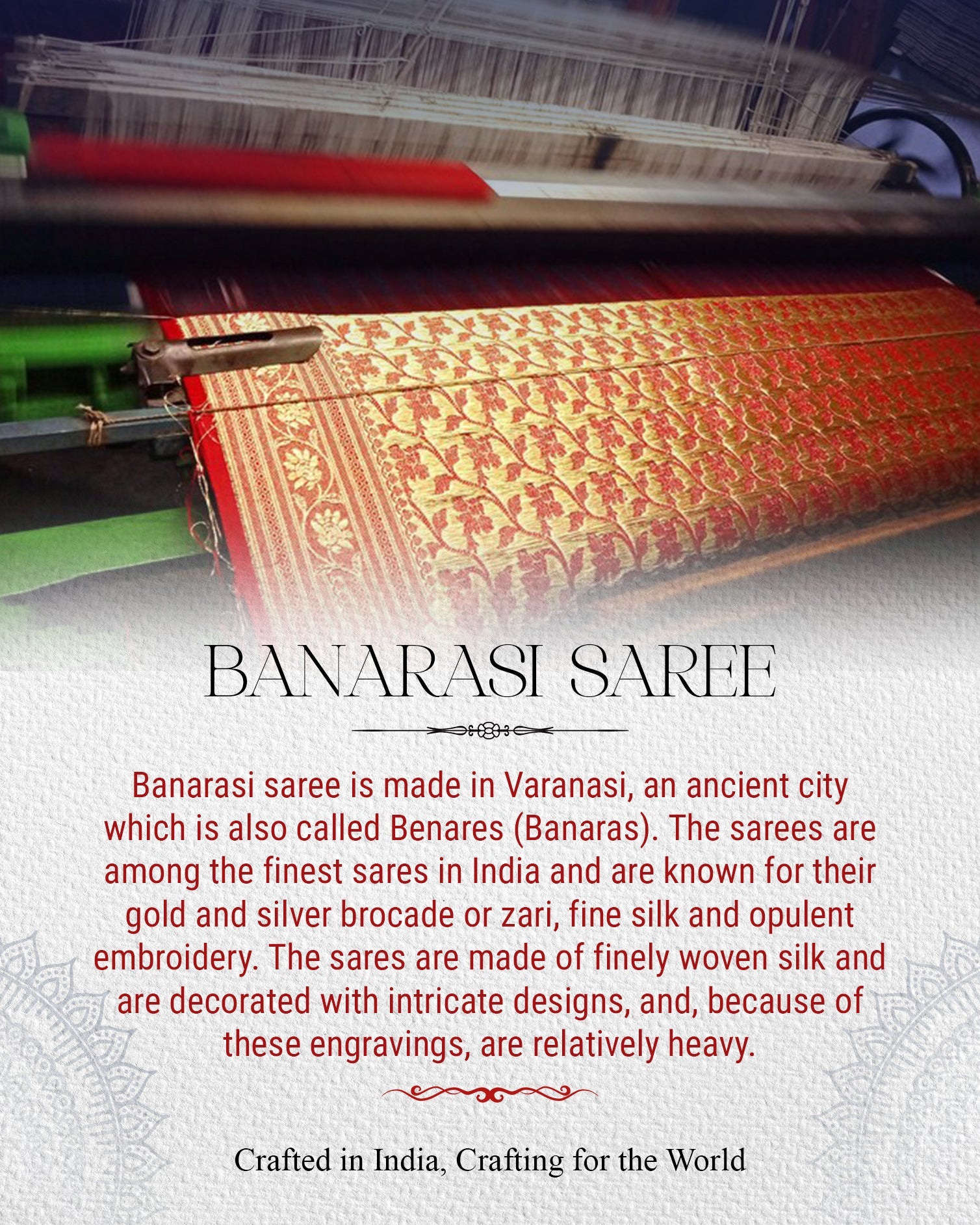 Wine Parrot Motif Pure Banarasi Katan Silk Saree