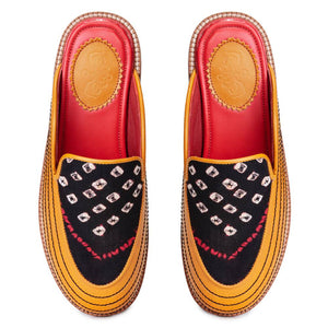 Bandhni Mule_for Women – Mustard (discontinued)