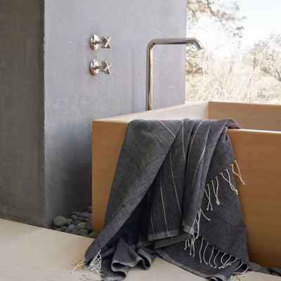 Melkam Bath Sheet by Bolé Road Textiles