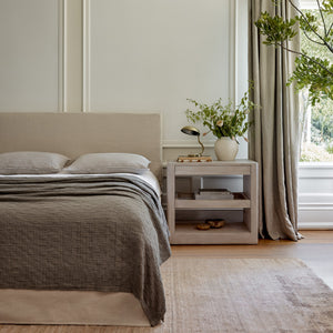 Ojai Cotton Matelassé Coverlet by Pom Pom at Home