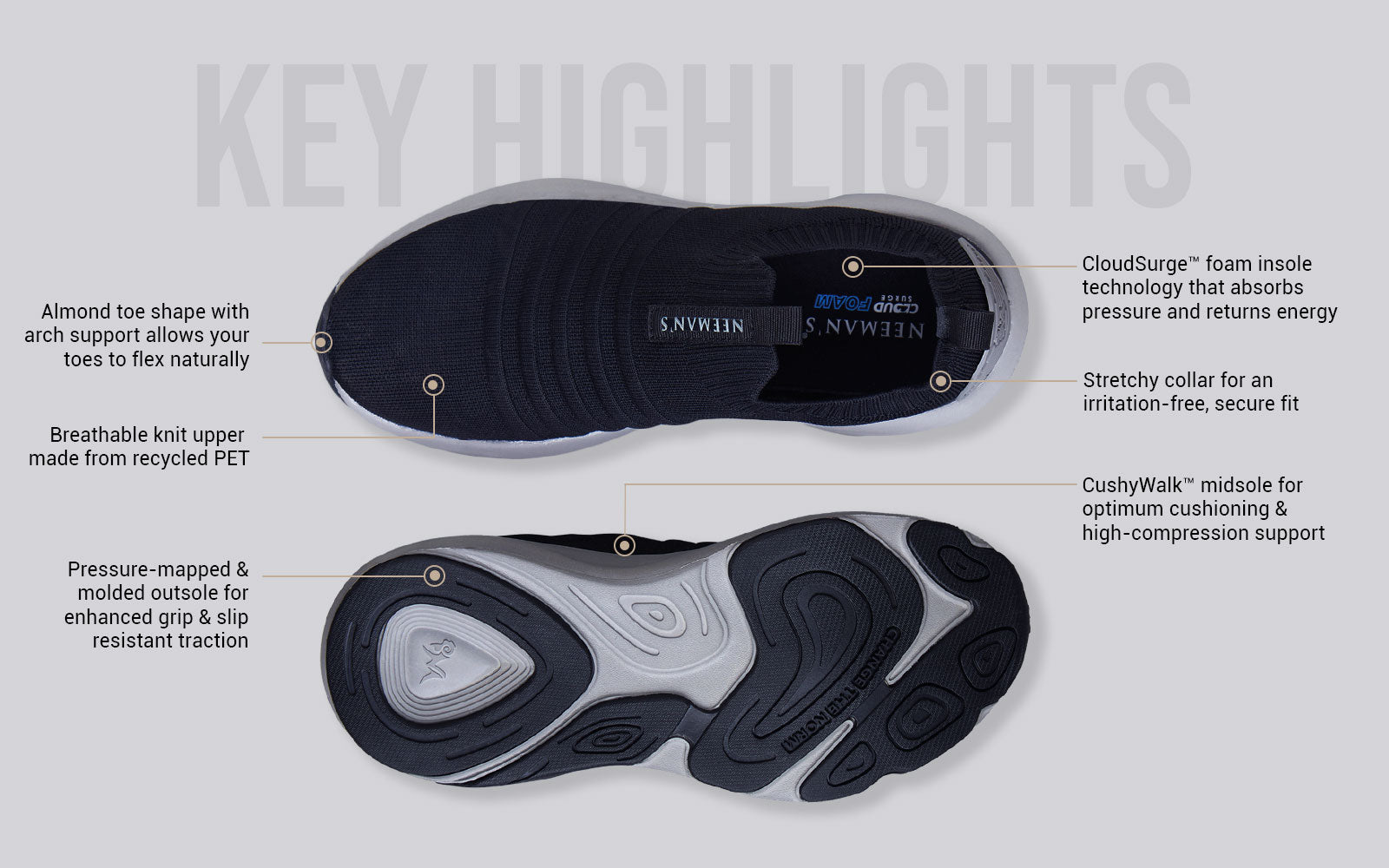 Begin Walk Breeze : Black