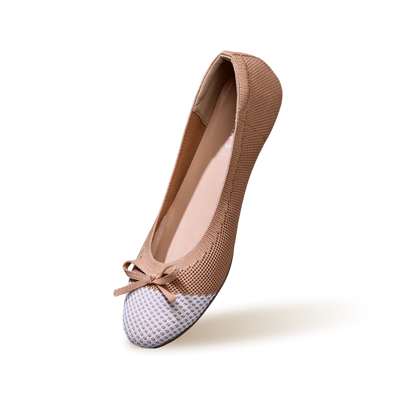 Ballet Flats For Women : Beige-Ivory