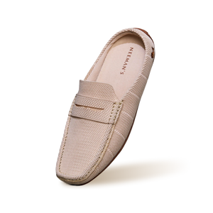 Relive Knit Mules : Beige