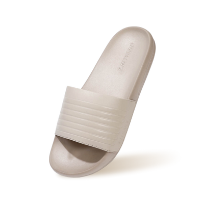 FootBed Slides for Women : Beige