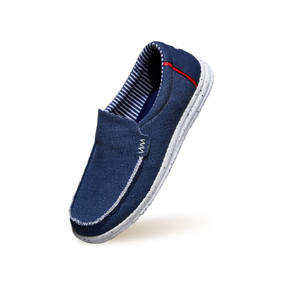The Wanderers Slip Ons : Navy