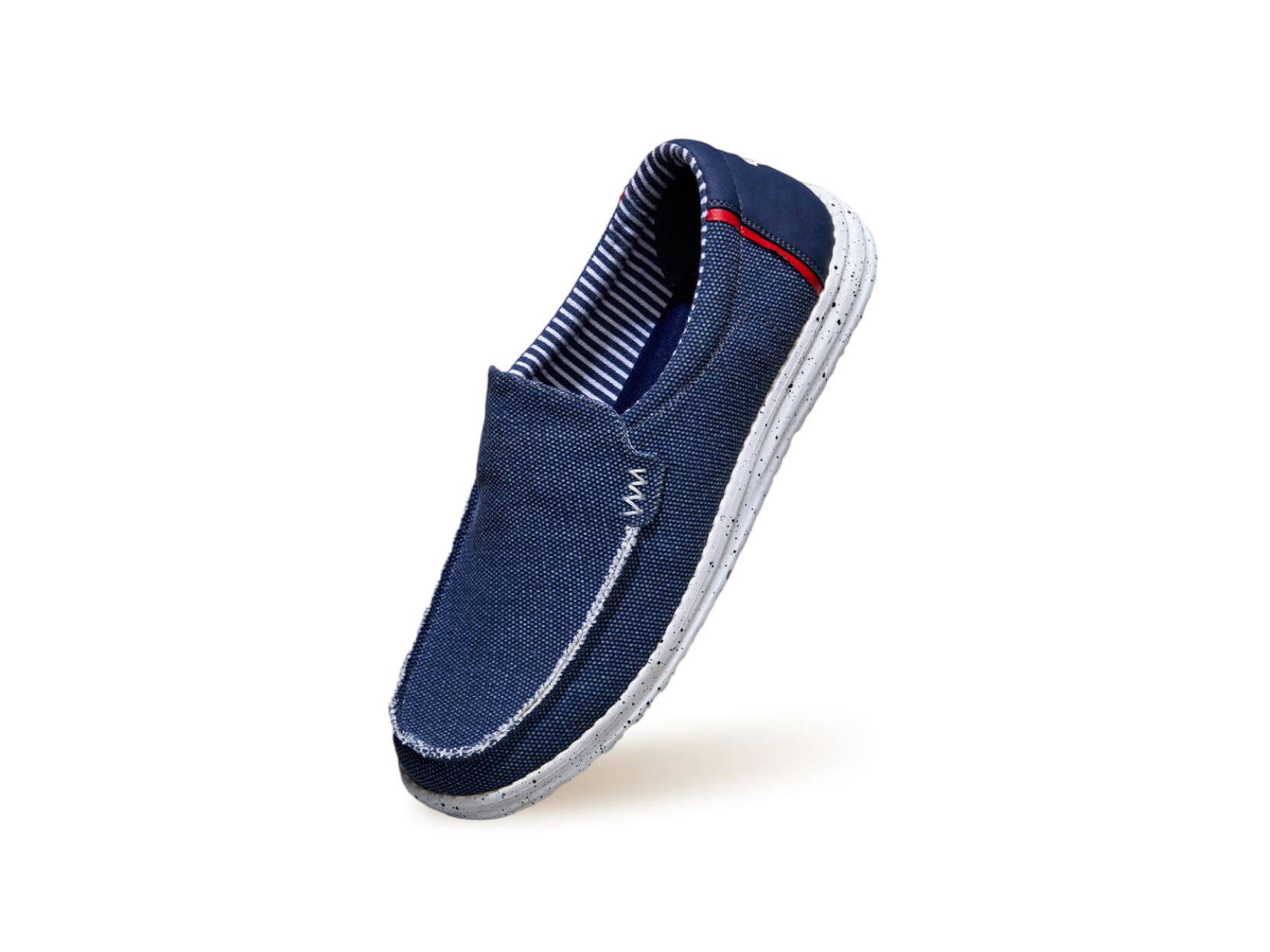 The Wanderers Slip Ons : Navy