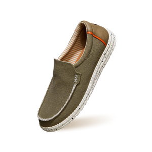 The Wanderers Slip Ons : Olive