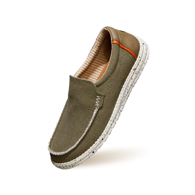 The Wanderers Slip Ons : Olive