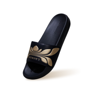Breather Slides (Women Exclusive) : Black-Gold