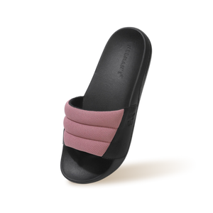 Squooshy Slides for Women : Black-Pink