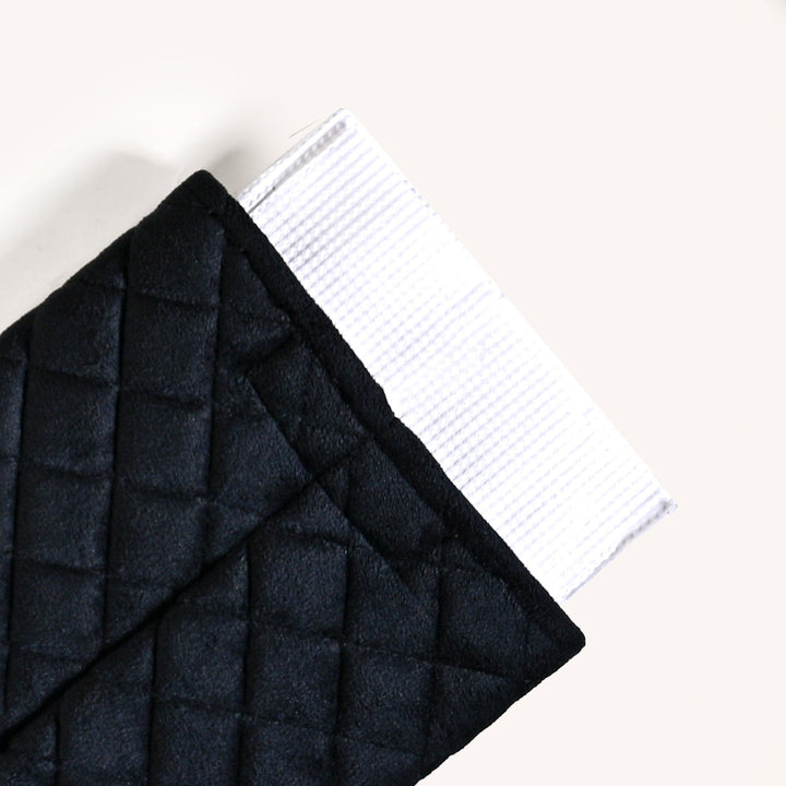 Black Quilted Car Tissue Paper Holder Set Of 2