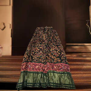 BlackTree Libas Floral bollywood style Embroidered Chinon Lehenga Set