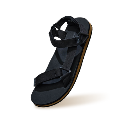 Airy Strap Sandals : Black