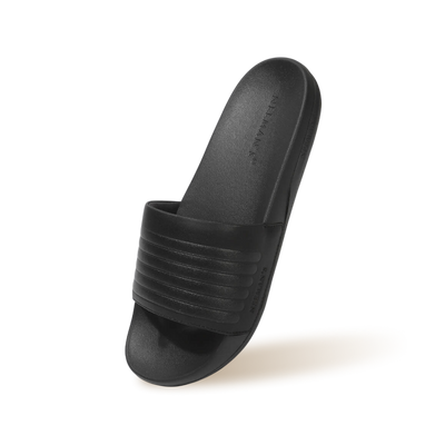FootBed Slides for Women : Black