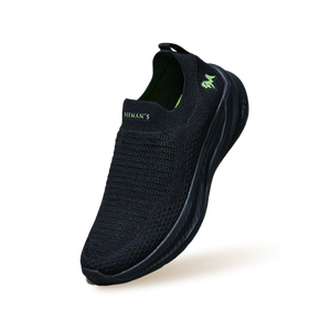 Max Cushy Slip Ons : Black