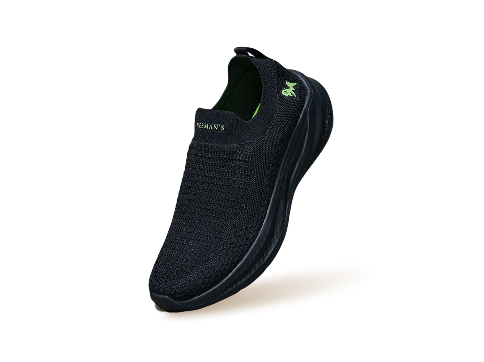 Max Cushy Slip Ons : Black