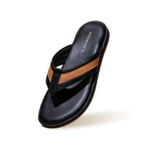 Indo-Western Flips : Black-Tan