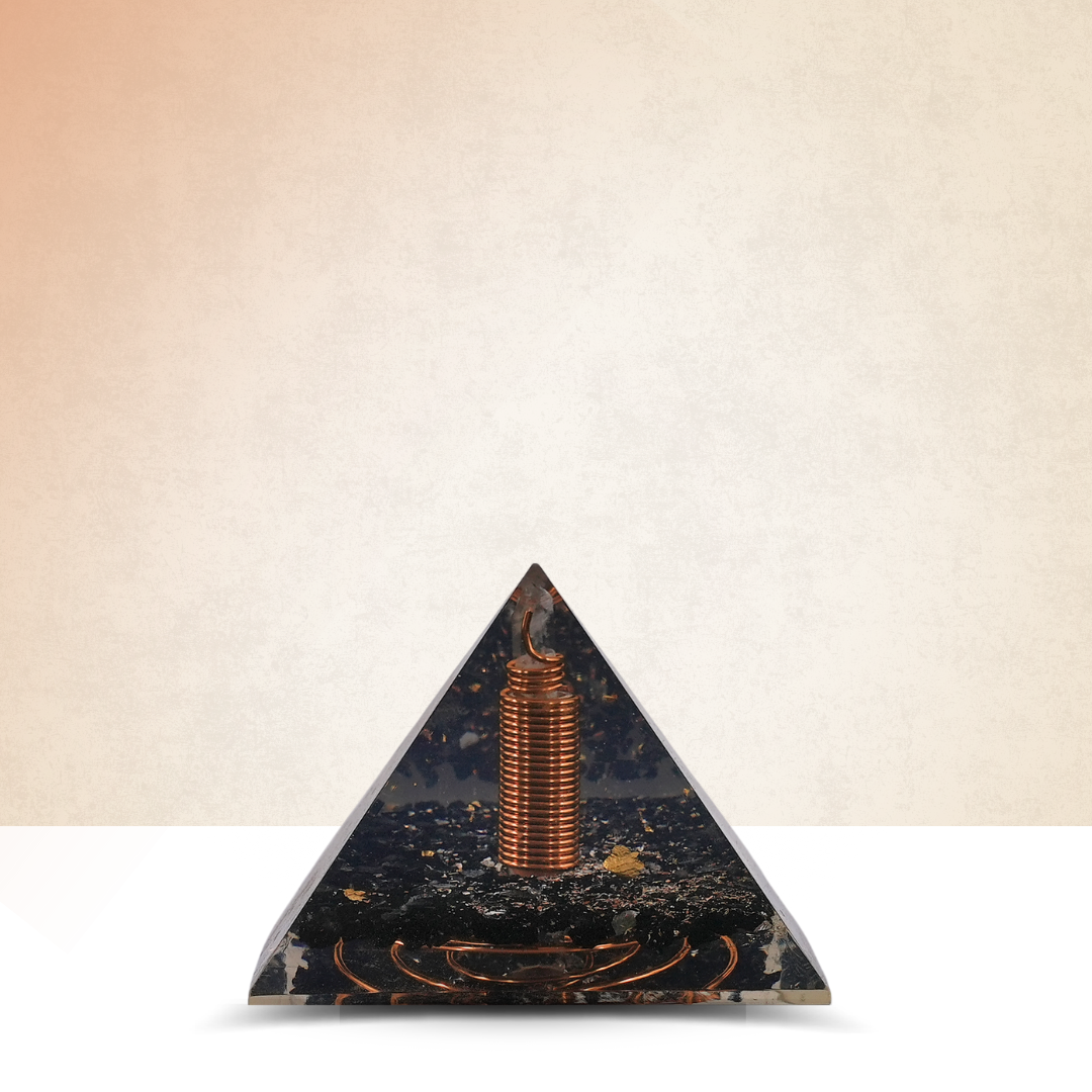 Black Tourmaline Orgonite Pyramid