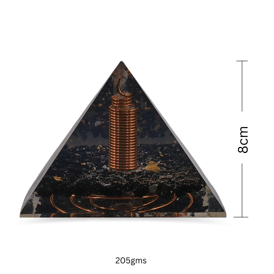 Black Tourmaline Orgonite Pyramid