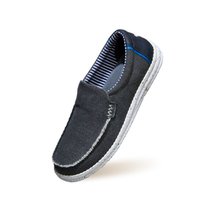 The Wanderers Slip Ons : Black