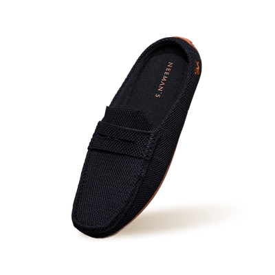 Relive Knit Mules : Black